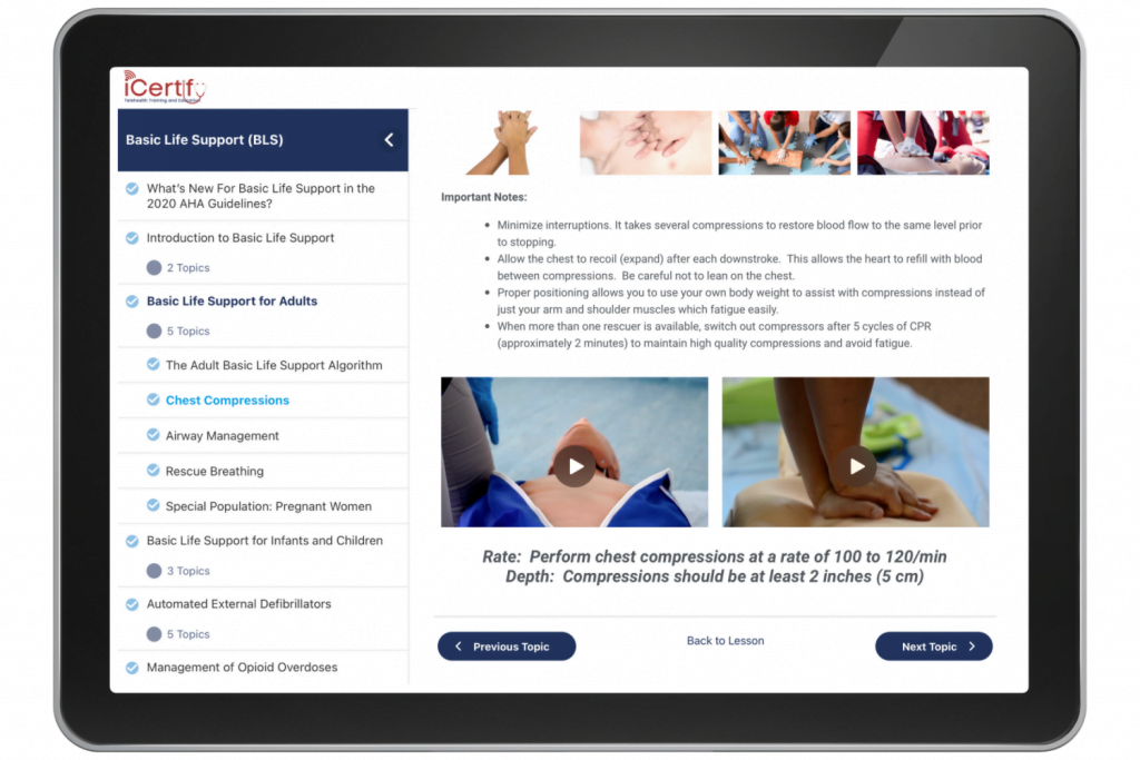 BLS Provider Course Preview